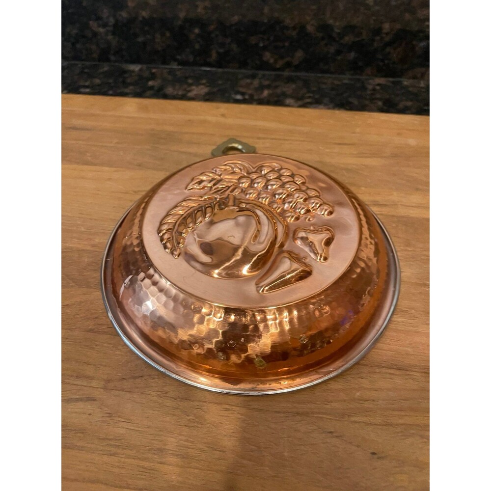 ODI Hammered Copper Brass Fruit Mold for hanging